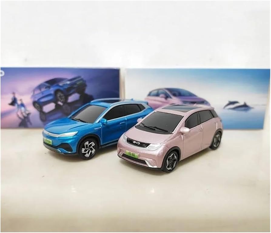 Amazon.co.jp: 1/64 BYD EV PLUSに最適 イルカ車モデル合金車